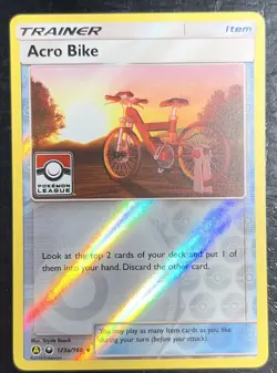 Acro Bike (Pokemon League) 123A/168 League & Championship Cards Reverse Holo LP - Image 1