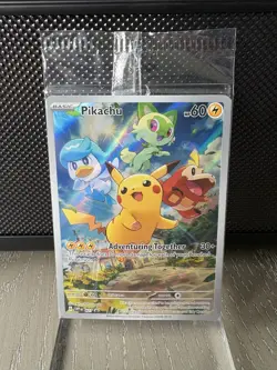 Pikachu 027 Sv: Scarlet & Violet Promo Cards Holo Sealed - Image 1