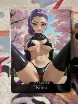 Rumi Kpop Demon Hunters ACG Goddess Story Waifu Anime Custom Card - Image 1