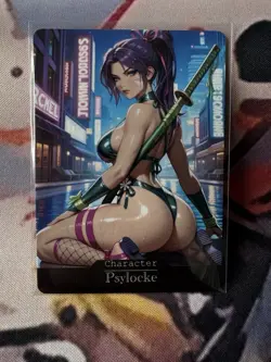 Psylocke Marvel ACG Goddess Story Waifu Anime Custom Card - Image 1