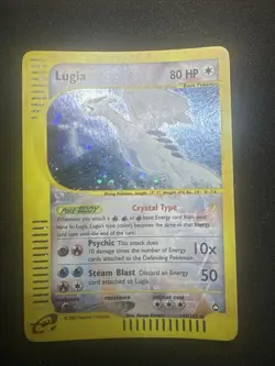 Pokemon Crystal Lugia Aquapolis Holo TCG Card 149/147 - Image 1