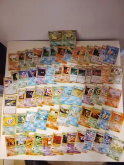 Vintage Japanese Pokemon Card Lot Of 64 LP - HP - Image 1