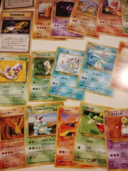 Vintage Japanese Pokemon Card Lot Of 64 LP - HP - Image 2