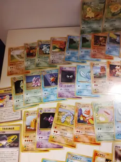 Vintage Japanese Pokemon Card Lot Of 64 LP - HP - Image 3
