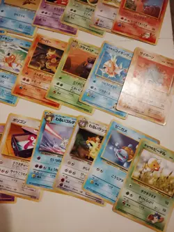 Vintage Japanese Pokemon Card Lot Of 64 LP - HP - Image 5