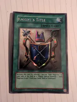 Yu-Gi-Oh! TCG Knight's Title Spell Card ROD-EN002 (1996 KAZUKI TAKAHASHI) - Image 1