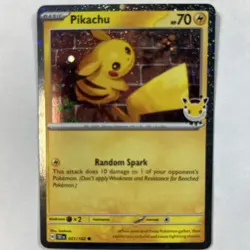 Pikachu - (Cosmo Holo) 051/162 Miscellaneous Cards & Products Holo - Image 1