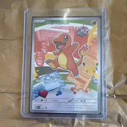 Pokemon Charmander 038 ME Mega Evolution Promo Basic 80 HP 30 Attack Flame Card - Image 1