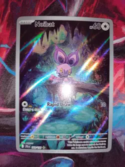 Noibat 169/159 Journey Together IR Illustration Rare Pokemon Card - Image 3