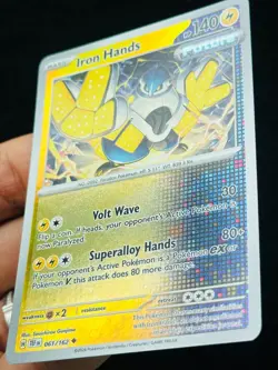 Iron hands 061/162 Reverse holo - LP-NM - Pokemon TCG Card - TEF - Image 2