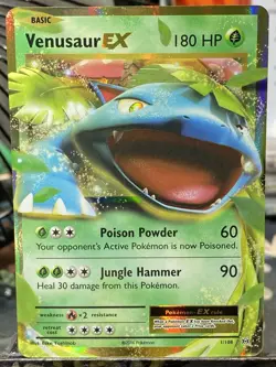 Pokemon TCG Venusaur EX 1/108 Holo Ultra Rare Card XY Evolutions 2016 NM #2 - Image 1