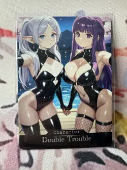 Fern Frieren Beyond Journeys End “DT” ACG Goddess Story Waifu Anime Custom Card - Image 1