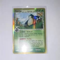 Pokemon Snorlax EX Delta Species Holo Card 10/101 2006 - Image 1