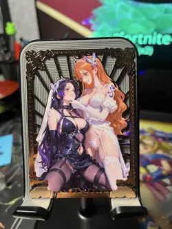 Goddess Story Metal Card Rare Waifu Anime Demon Slayer And One Piece - Image 2