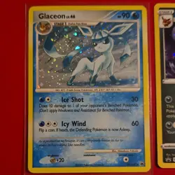 Pokemon TCG Holo 2-Card Lot Glaceon 20/100 + Umbreon Promo SWSH129 EN - Image 1