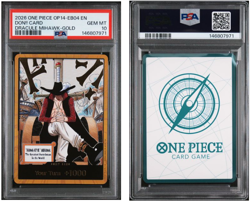 ONE PIECE THE AZURE SEA'S SEVEN DRACULE MIHAWK-GOLD DON!! CARD PSA 10 - Image 3