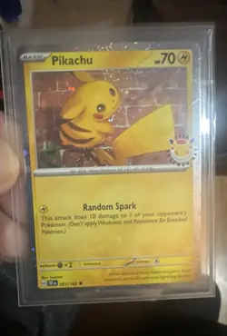 Pikachu - (Cosmo Holo) 051/162 Miscellaneous Cards & Products Holo - Image 1
