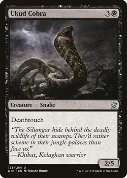 Ukud Cobra Foil Dragons of Tarkir 123 NM MTG - Image 1