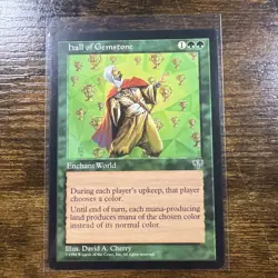 HALL OF GEMSTONE NEVER PLAYED X1 MIRAGE MTG - Image 1