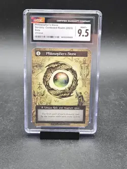 Philosopher's Stone - Beta Unique Sorcery Contested Realm 1st Release. CGC 9.5 - Image 1