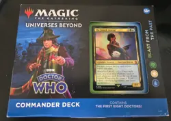 Magic The Gathering Doctor Who Universes Beyond Commander Deck Blast from Past - Image 1