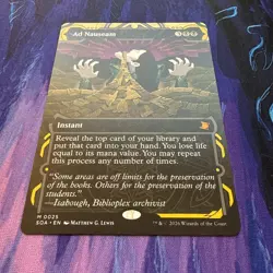 Ad Nauseam MINT 25 Secrets of Strixhaven Mystical Archive SOA MTG M Unplayed Reg - Image 2