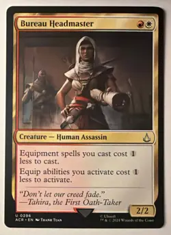 MTG: Bureau Headmaster Universes Beyond: Assassin's Creed Regular #0296 - Image 1