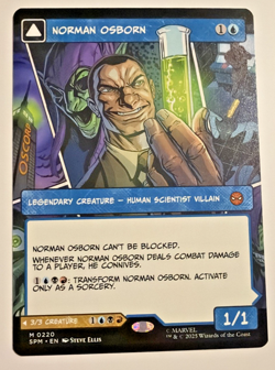 Norman Osborn Green Goblin #220 Borderless MTG NM Spider-Man SPE - Image 1
