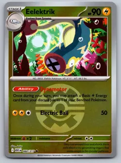 EELEKTRIK (QUICK BALL) 060/217 REVERSE HOLO UC POKEMON ASCENDED HEROES NM/M - Image 1