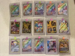 28 Card Pokemon Lot Full Art, Ultra Rare & Secret Rare Mint-NM - Image 1