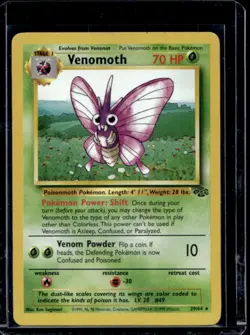 1999 Pokemon Jungle Venomoth #29/64 - Image 1
