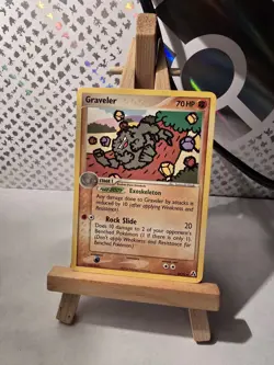 GRAVELER 34/92 Legend Maker Uncommon Regular Pokemon TCG Lightly Played - Image 1