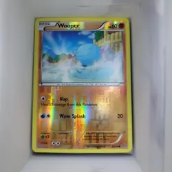 Wooper 38/98 Common Ancient Origins Pokemon Reverse Holo Near Mint - Image 1