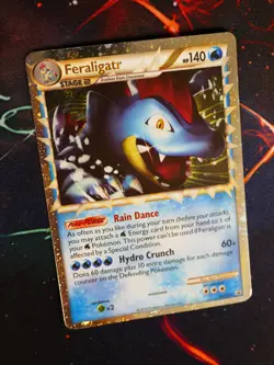 MP Pokemon (Prime) FERALIGATR Card HGSS BLACK STAR PROMO Set HGSS07 Holo Foil#3 - Image 1