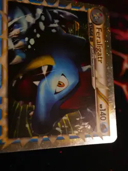 MP Pokemon (Prime) FERALIGATR Card HGSS BLACK STAR PROMO Set HGSS07 Holo Foil#3 - Image 4