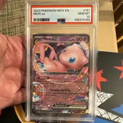 2023 Pokemon Mew En-151 Mew Ex #151/165 PSA 10 - Image 3