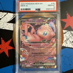 2023 Pokemon Mew En-151 Mew Ex #151/165 PSA 10 - Image 4