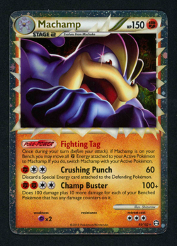 Pokemon Machamp Prime 95/102 HGSS Triumphant (NM) - Image 1