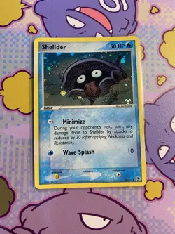 Pokemon FireRed LeafGreen Shellder Reverse Holo 79/112 - Image 1