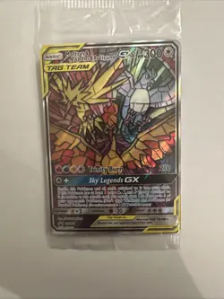 Sealed Pokemon TCG Moltres Zapdos Articuno GX SM210 Stained Glass Promos Holo - Image 5
