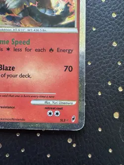 Entei SL3 Call of Legends Holo Rare Pokemon Card 2011 MP Foil - Image 5