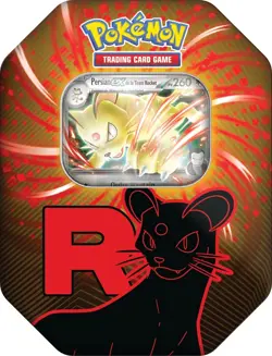 Pokemon - SCARLET & VIOLET - TEAM ROCKET - PERSIAN EX TIN (FRANCAIS) Scelle - Image 1