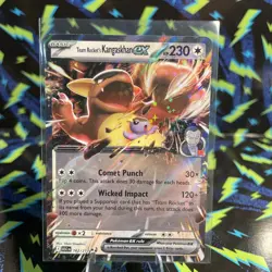 Pokemon TCG Team Rocket's Kangaskhan ex 162/217 Ascended Heroes Mega Evolution - Image 1