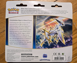 Brilliant Stars 3 Pack Blister Leafeon Promo Pokemon TCG Sword & Shield - Image 2