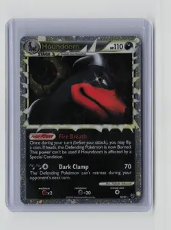 Houndoom 82/90 Pokemon HGSS Undaunted Prime Rare Lightly Played - Image 1