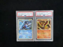 2010 Pokemon TCG JPN World Championship Promo Lugia HO-OH Holo PSA 10 Lot*2 HC35 - Image 1