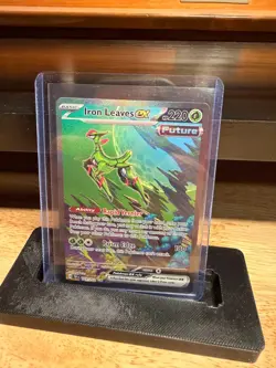 Pokemon TCG Temporal Forces Iron Leaves ex 203/162 Special Illustration Rare - Image 1