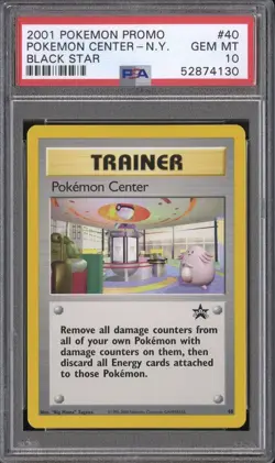 Pokemon Black Star Promo PSA 10 Pokemon Center N.Y. #40 2001 GEM MINT 10 - Image 1