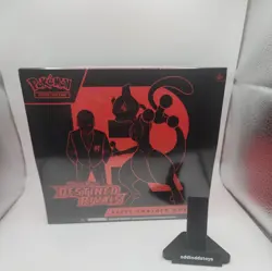 Pokemon Destined Rivals ETB Elite Trainer Box Sealed. small ding - Image 1