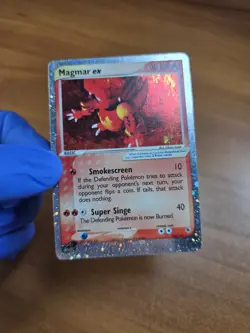 Magmar ex 100/109 Ruby and Sapphire UR Holo Pokemon VLP/NM - Image 1